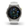 Спортивные часы Garmin Epix (Gen 2) Sapphire титановый белый