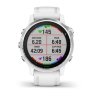 Спортивные часы Garmin Fenix 6s белые с белым ремешком