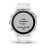 Спортивные часы Garmin Fenix 6s белые с белым ремешком