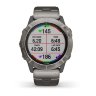 Спортивные часы Garmin Fenix 6X Pro Solar титановые с титановым браслетом