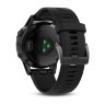 Спортивные часы Garmin Fenix 5 sapphire черные с черным ремешком