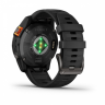 Спортивные часы Garmin Fenix 7 Pro Solar серый с черным ремешком