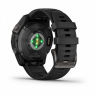 Спортивные часы Garmin Fenix 7 PRO Sapphire Solar титановый DLC черный с черным ремешком