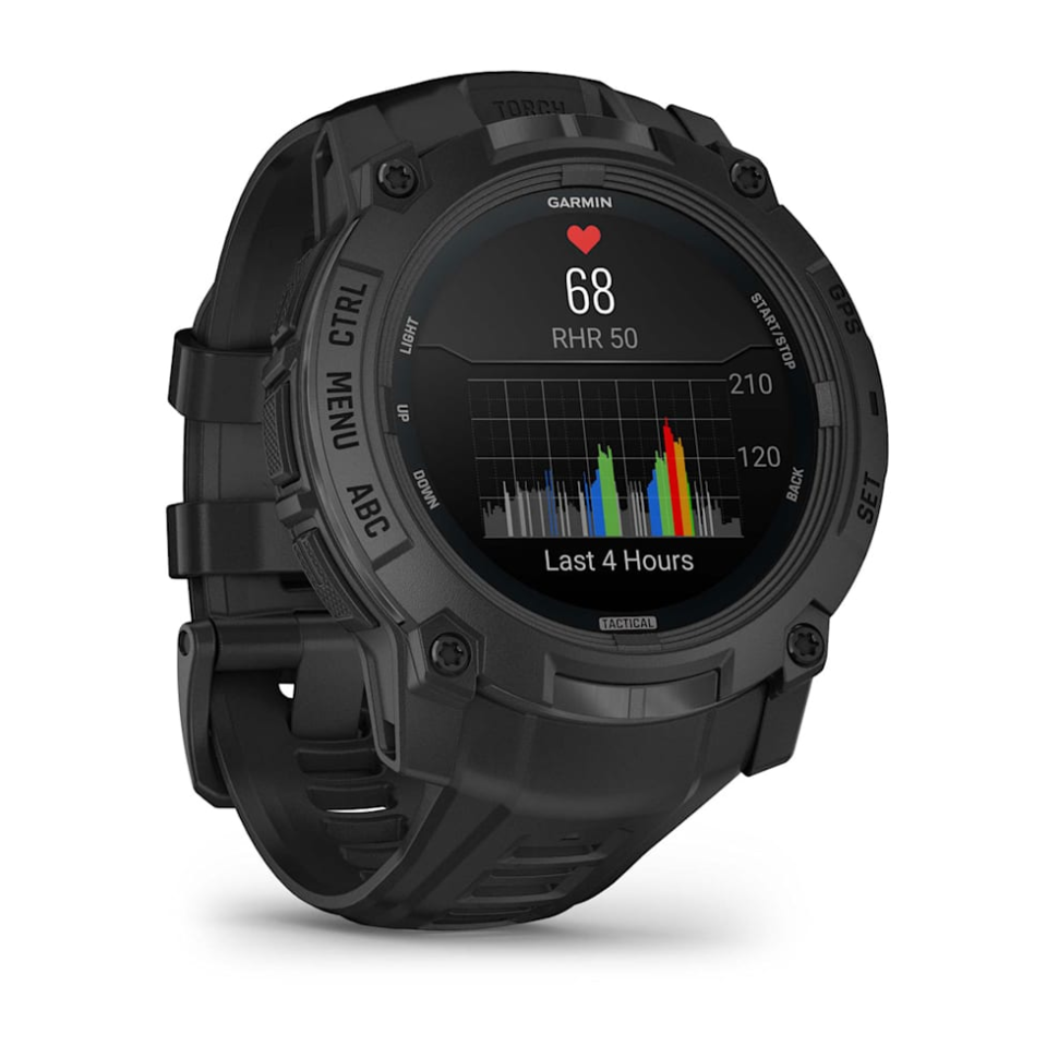 Спортивные часы Garmin Instinct 3 - 50mm AMOLED Tactical Edition черные