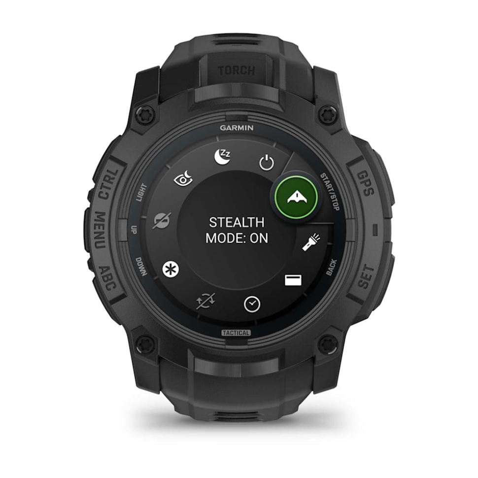 Спортивные часы Garmin Instinct 3 - 50mm AMOLED Tactical Edition черные