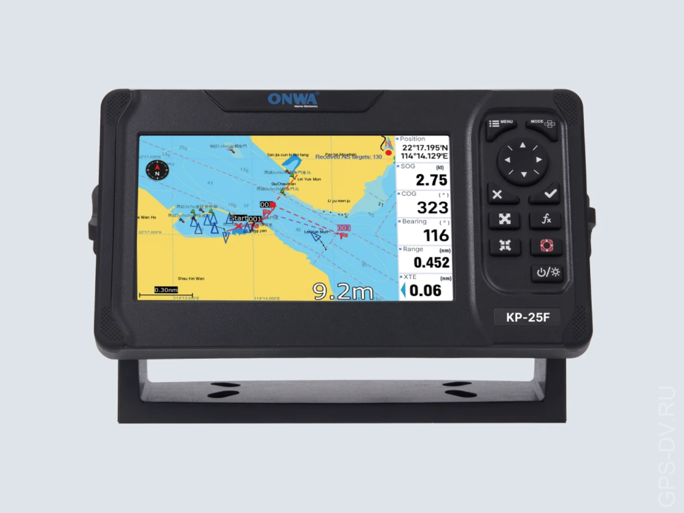 Картплоттер (эхолот) ONWA KP(КР)-25F с экраном 5"(аналог Garmin Echomap 52cv)