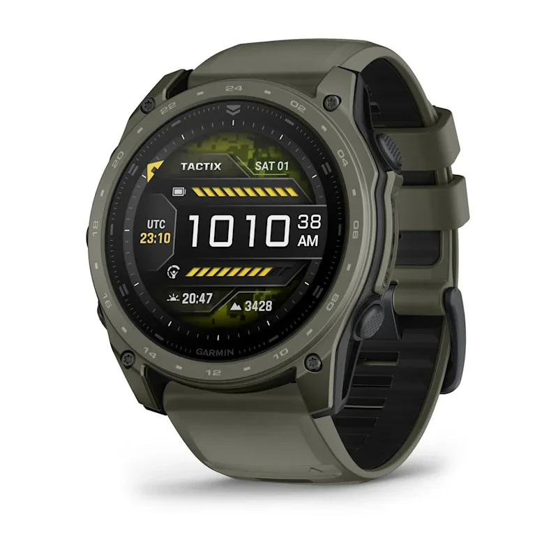 Спортивные часы Garmin Tactix 8 – 51 mm, AMOLED, Cerakote Coating Includes Applied Ballistics Ultralight Solver and Olive Drab Cerakote Coating