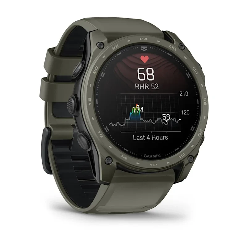 Спортивные часы Garmin Tactix 8 – 51 mm, AMOLED, Cerakote Coating Includes Applied Ballistics Ultralight Solver and Olive Drab Cerakote Coating