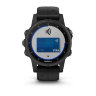Спортивные часы Garmin Fenix 5s Sapphire черные с черным ремешком