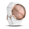 Спортивные часы Garmin Vivomove HR розовое золото с белым ремешком