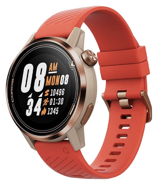 Умные Спортивные часы COROS Apex Premium Multisport 42 мм с GPS корал