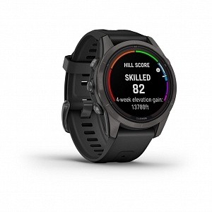  Garmin FENIX 7S PRO Sapphire Solar титановый угольно-серый