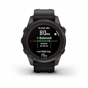  Garmin FENIX 7S PRO Sapphire Solar титановый угольно-серый