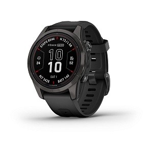  Garmin FENIX 7S PRO Sapphire Solar титановый угольно-серый