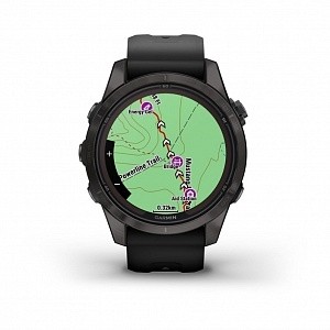  Garmin FENIX 7S PRO Sapphire Solar титановый угольно-серый