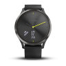 Спортивные часы Garmin Vivomove HR черные с черным ремешком