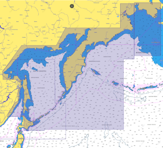 Карта глубин C-MAP (Y013) Камчатка и Курилы для Lowrance, Simrad