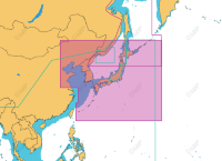 Карта глубин C-MAP M-AN-D204 JAPAN, KOREA, Владивосток для Lowrance, Simrad