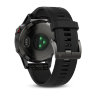 Спортивные часы Garmin Fenix 5 серые с черным ремешком + Pulse
