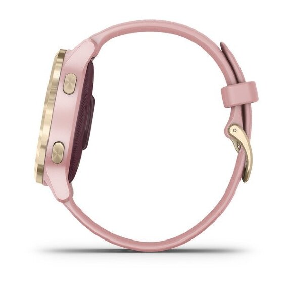 Спортивные часы Garmin VIVOACTIVE 4S розовые с золотистым безелем