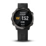 Спортивные часы Garmin Forerunner 645 Music серые с черным ремешком