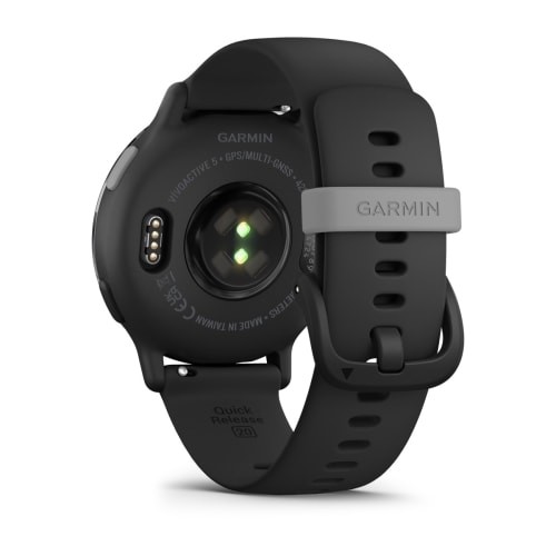 Vivoactive 5 черные с серым безелем и силиконовым ремешком