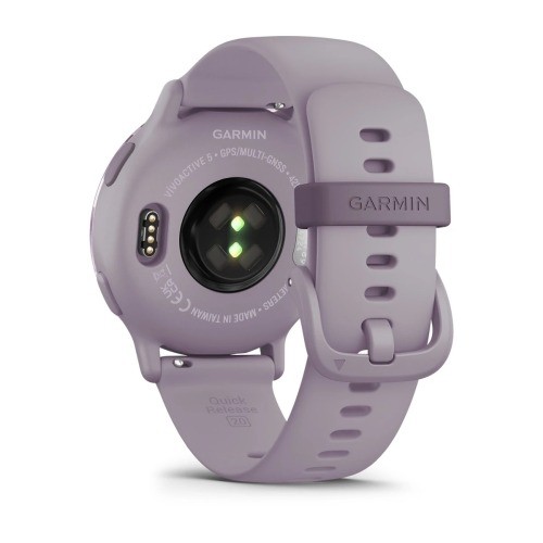 Vivoactive 5 цвет орхидеи с металлическим безелем и силиконовым ремешком