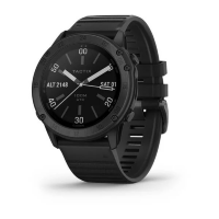 Спортивные часы Garmin TACTIX DELTA Sapphire Edition - Черное DLC-покрытие с черным ремешком