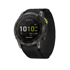 Спортивные часы Garmin Enduro 2 угольно-серый DLC титановый с нейлоновым ремешком UltraFit