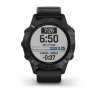 Спортивные часы Garmin Fenix 6 Pro черные с черным ремешком