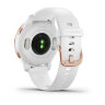 Спортивные часы Garmin Venu 2S белые цвета розовое золото