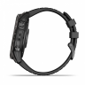 Спортивные часы Garmin  FENIX 7X PRO Sapphire Solar Титановый черный с DLC-покрытием и черным ремешком